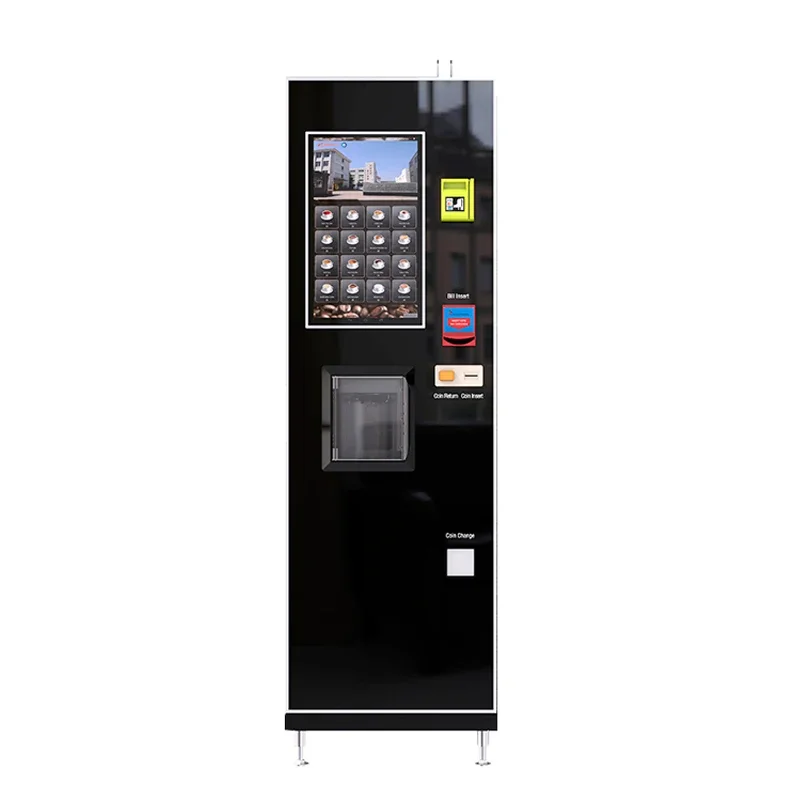 220V 1550W Coffee Machine Vending Machine with 21.5-inch Infrared Touch Screen