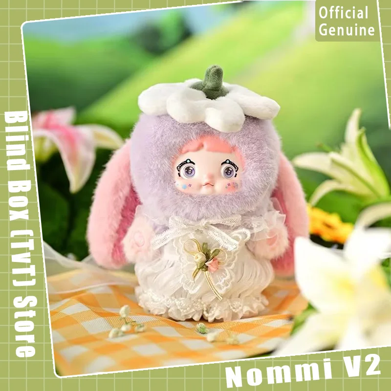 In Stock Nommi Garden Rabbit Series Blind Box Anime Figure Kawaii Sweet Lovely Dolls Bag Decoration Toys Children Birthday Gifts