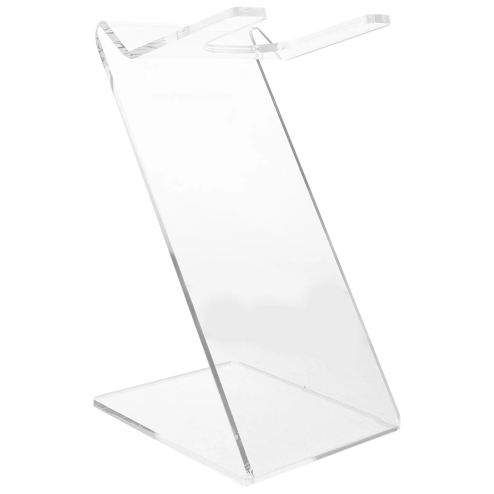 Hair Dryer Display Rack Acrylic Holder Desktop Stand Blow Dryer Storage Organizer Sturdy for Bathroom Hotel Dorm