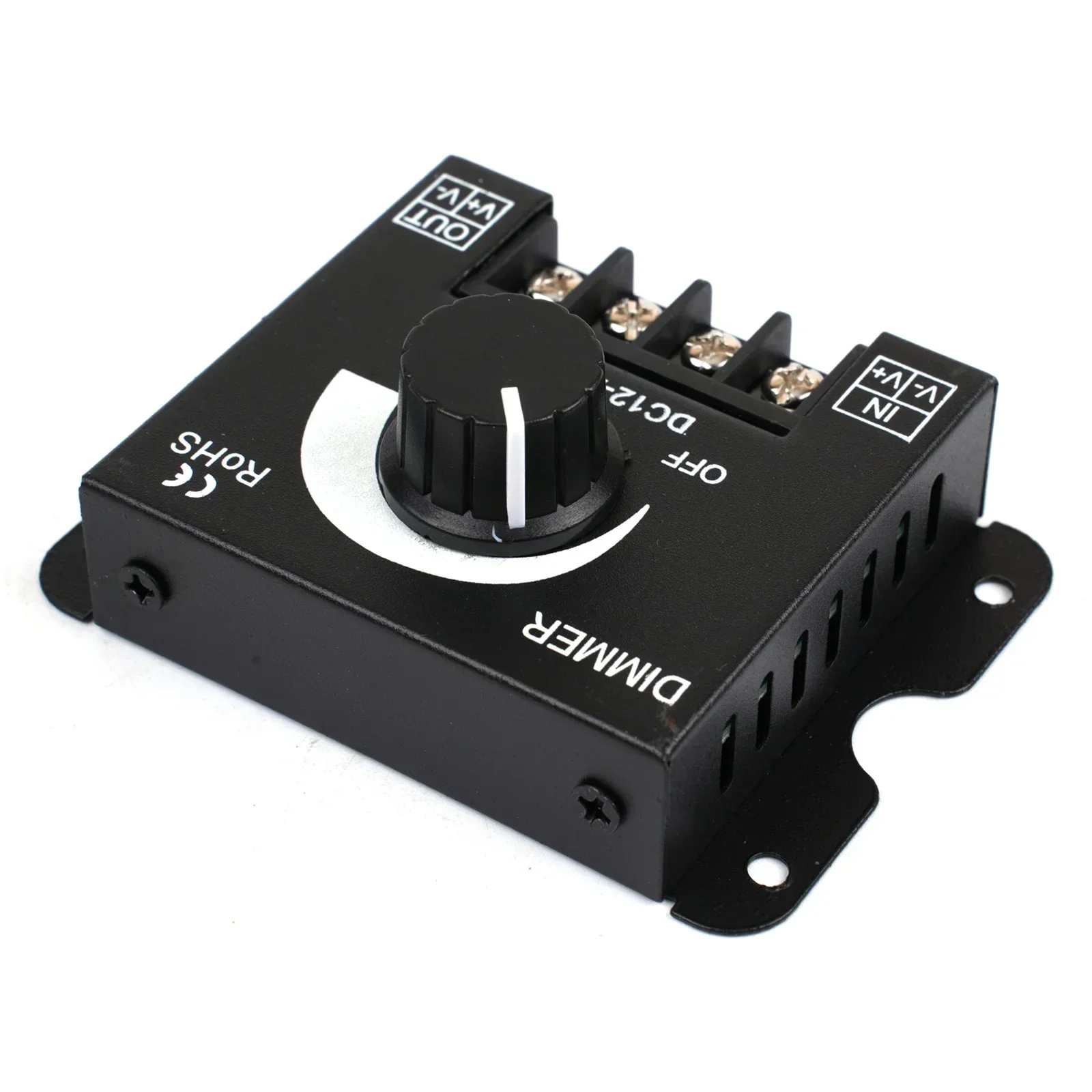 Brand New Efficiency High-quality Led Dimmer Dimmer Knob Metal Stabilizer DC 12-24V 30A Power Supply Adjustable