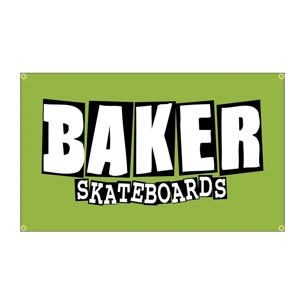 90x150cm 3X5FT  Baker Skateboards Flags Polyester Printed Banner For Decoration