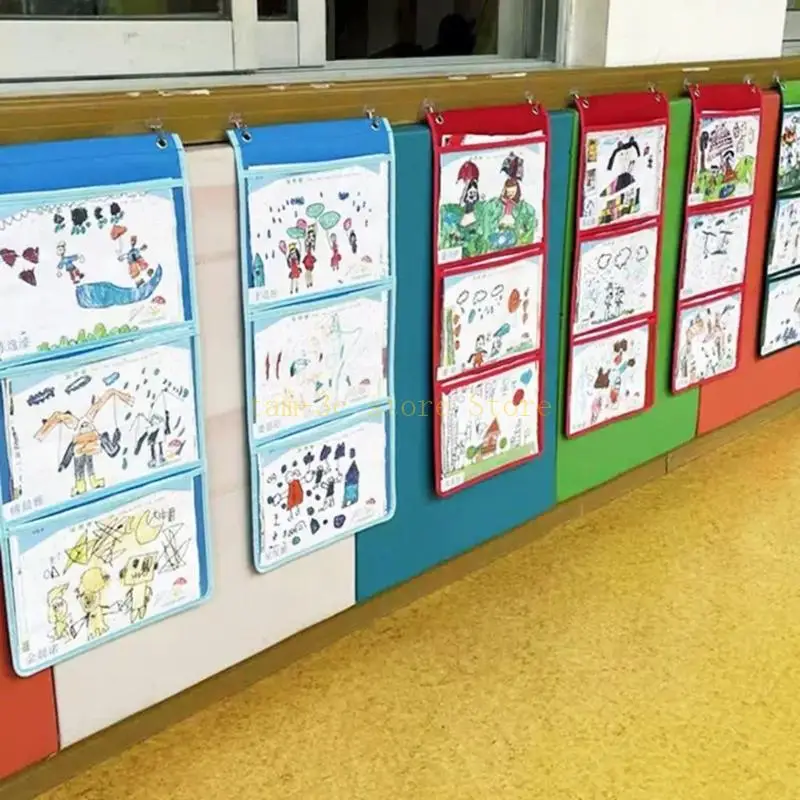 Tổ chức lớp học Biểu đồ bỏ túi tiện lợi để đựng thẻ Vẽ hình ảnh Hiển thị D0UA