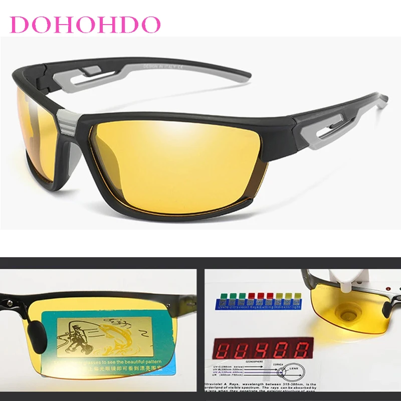 

New Classic Men Polarized Glasses Women Car Driver Night Vision Goggles UV400 Anti-glare Cycling Sunglasses Lentes De Sol Hombre