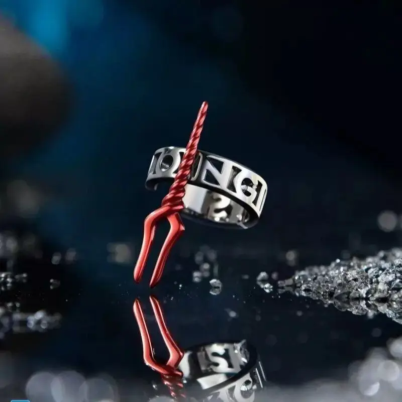 EVA Neon Genesis Evangelion Spear of Longinus Earring Set Asuka Langley Anime Cosplay Jewelry for Fans Gift