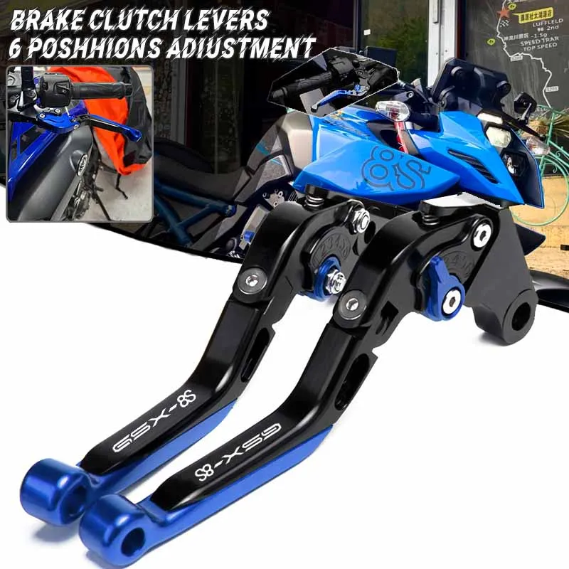 Motorcycle Accessories Adjustable Extendable Foldable Brake Clutch Levers For GIXXER 250 SF GIXXER 150 125 SF250 2020-2023 2024