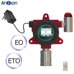 Rilevatore di Gas di ossido di etilene fisso allarme rilevatore di Gas ETO 0-100ppm monitor sensore di Gas industriale C2H4O EO