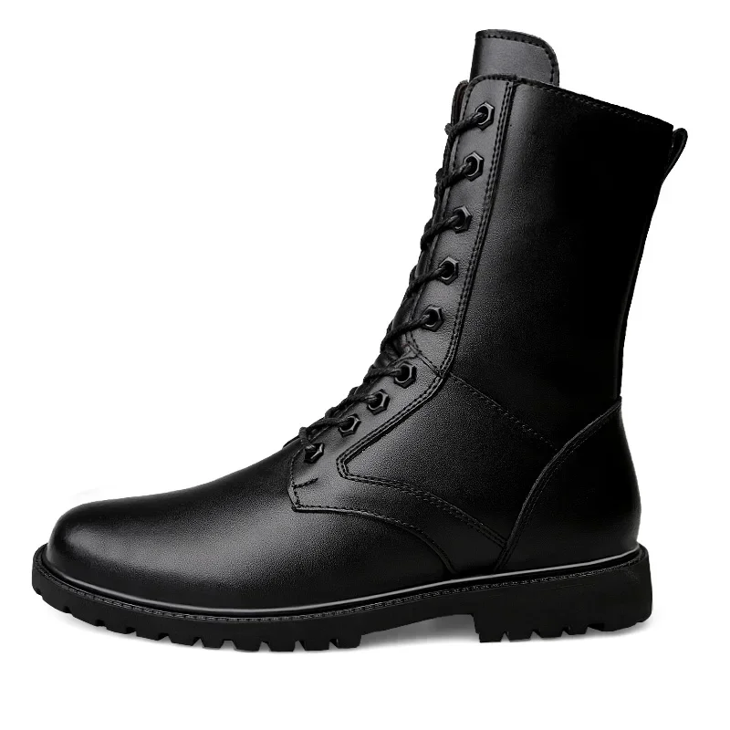 2025 Men Tactical Boots Military Ankle Casual Unisex Outdoor Hiking Shoes Male Waterproof  Climbing Shoes Zapatillas Para Hombre