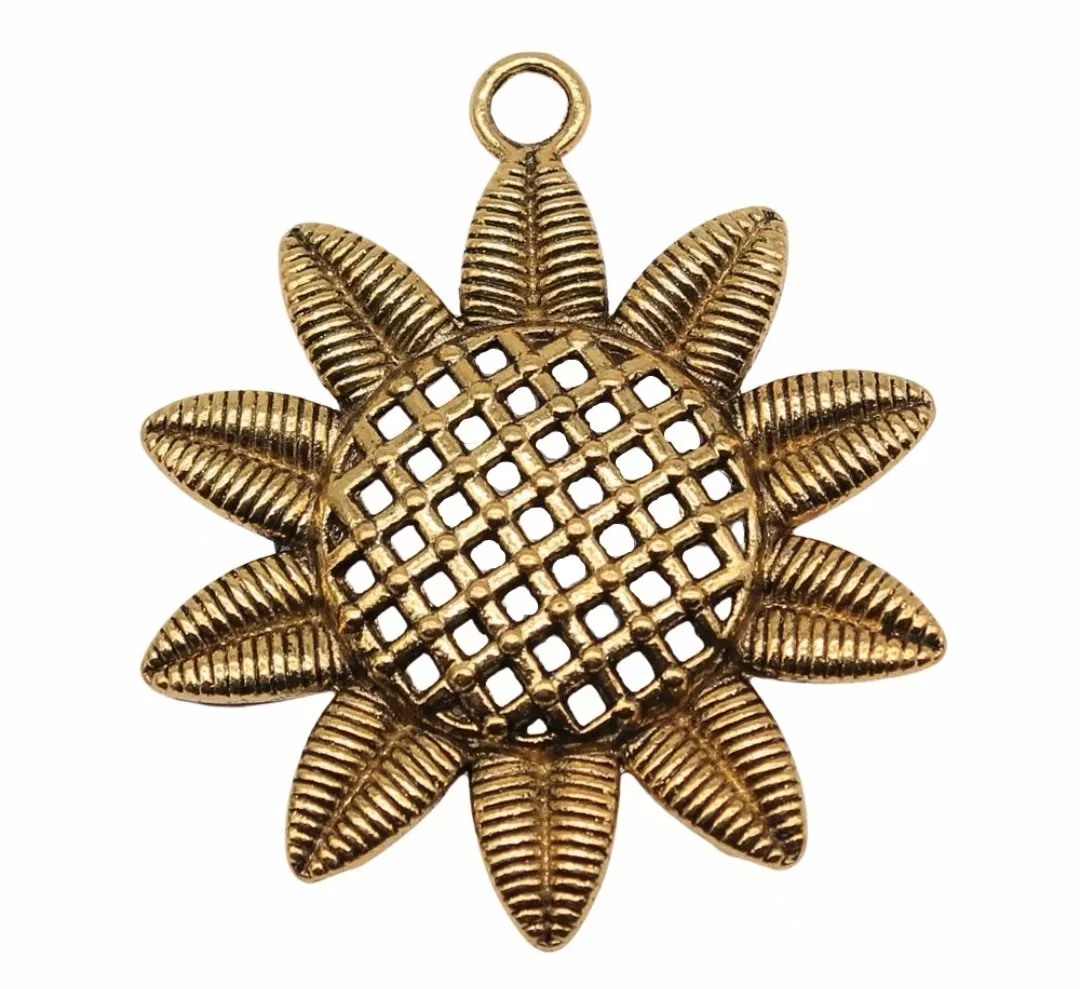 

5pcs 49x43mm Zinc alloy metal tibetan silver,antiqued bronze,antiqued gold plated charm T0372 for jewelry making