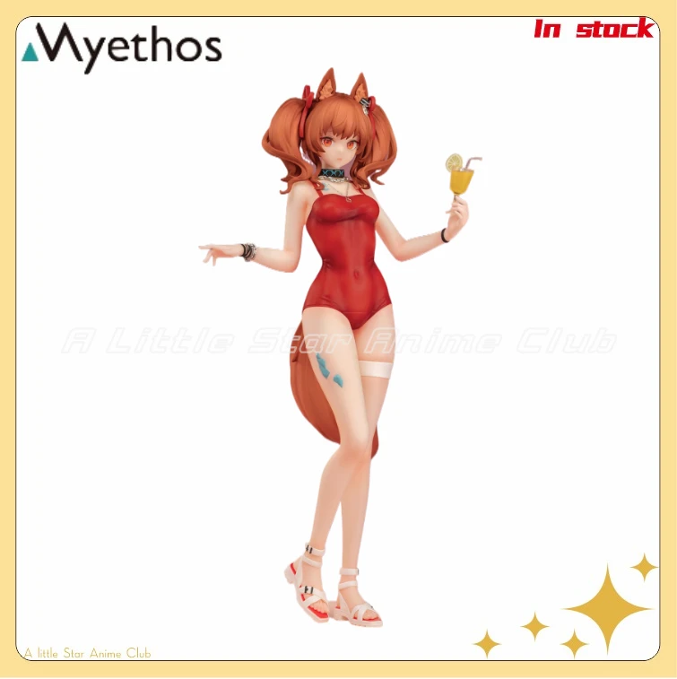 

В наличии оригинальная подарочная серия Myethos Arknights Angelina, лето 1/7, анимационная фигурка, модель, коллекция, подарочные игрушки
