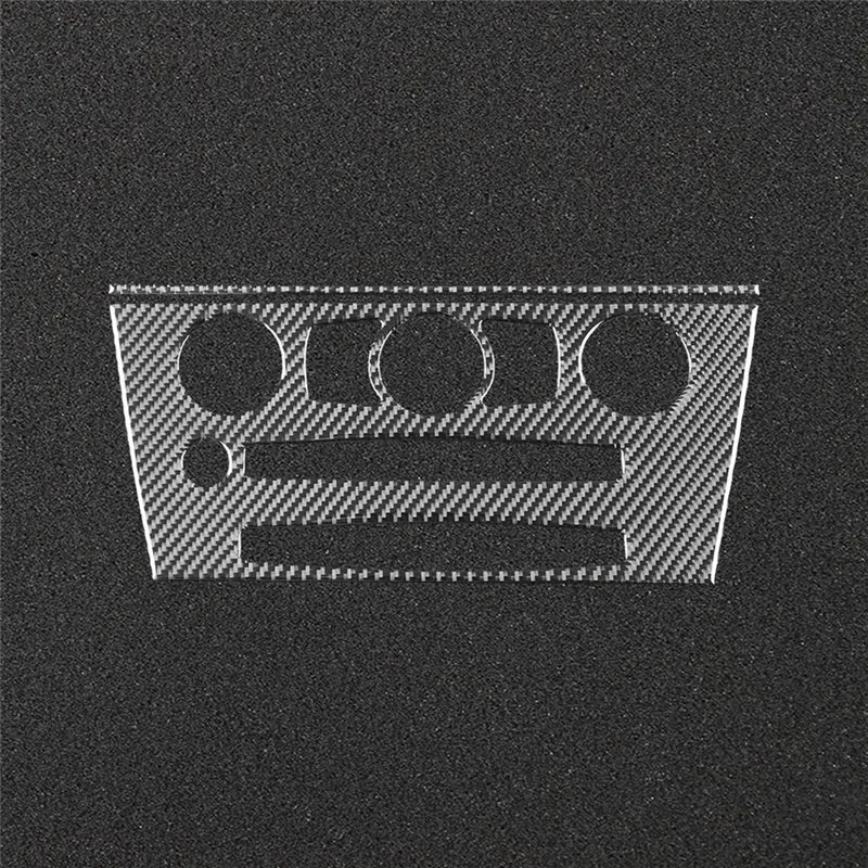 

Carbon Fiber Center Console CD Air Vent Button Frame Cover Trim For BMW 6 Series E63 E64 2004-2010 Interior Accessory Parts