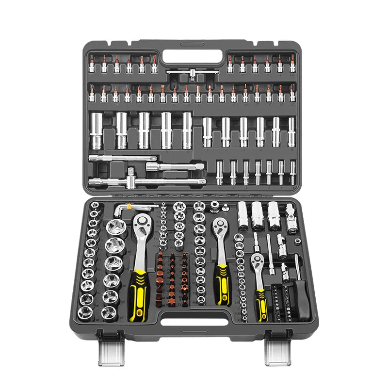 

Suitable for 172-piece sleeve wrench set Universal sleeve ratchet wrench car repair Multi-functional car repair