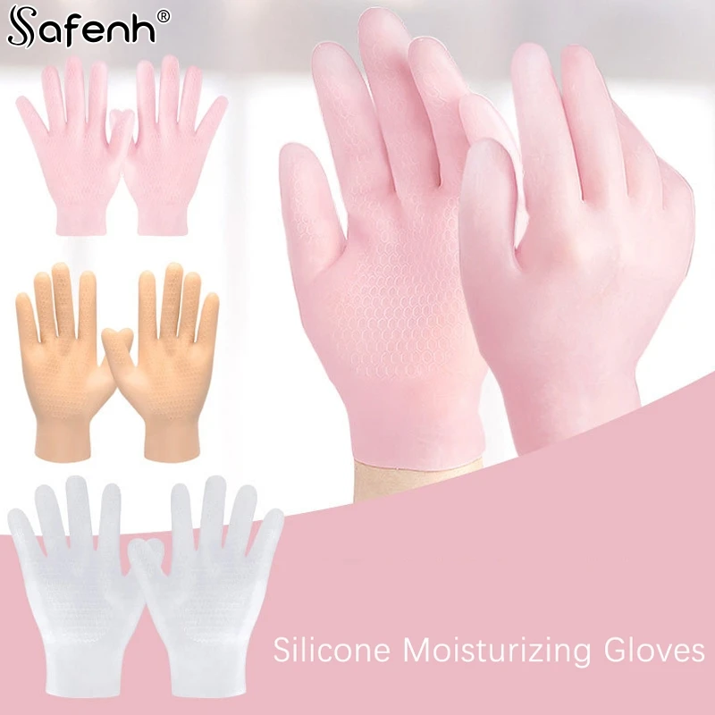 

1Pair Moisturizing Hand Care Socks Gloves Moisturizing Silicone Gloves Hand Skin Care Hand Protectors Anti Cracking Spa Home Use