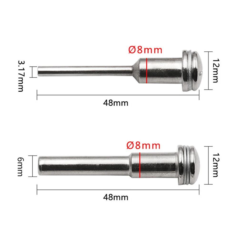 3.175/6mm Shank Polishing Wheel Mandrels Set Cutting Disc Extension Rod Connective Rod For Dremel Rotary Tool