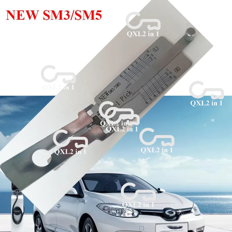 

1 шт. новые SM3 SM5 новые инструменты SW5.7 для Renault Samsun/g, автоматический моторный замок, ремонтный комплект замка открытой двери Lishi 2-в-1 SM3 SM5 Lishi Picks