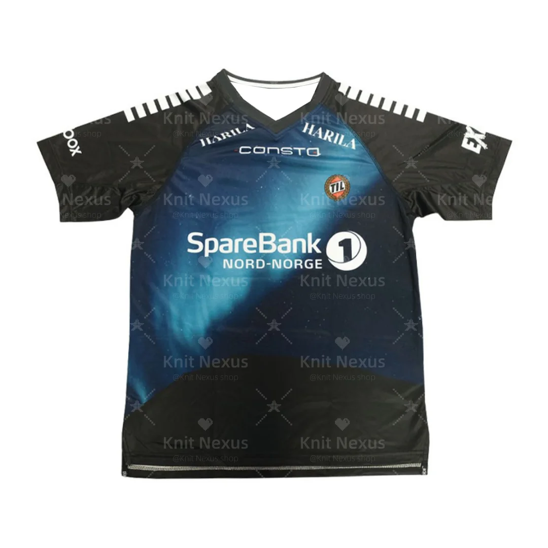 25--26 Tromso IL المنزل لكرة القدم جيرسي الخريف الرياضة الترفيه الجافة بسرعة رجل تي شيرت الاطفال ملابس الملابس النسائية #1
