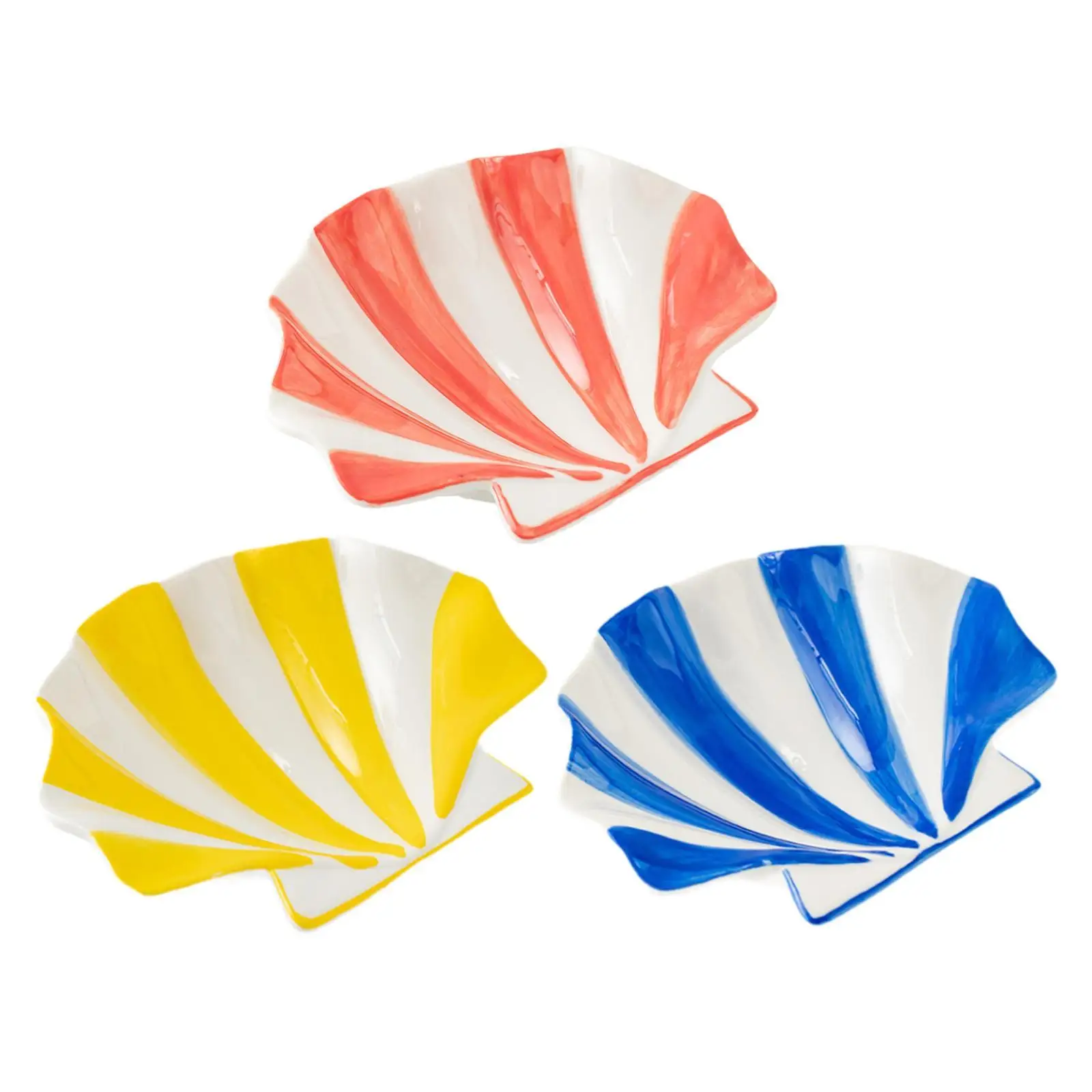 

Керамический держатель для визитных карточек в форме ракушки, большая декоративная стильная тарелка для конфет