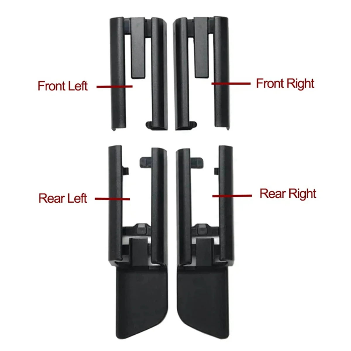 Reemplazo de la cubierta de la guía del riel del asiento Interior del automóvil para BMW serie 5, G30, G31, G38, 2016-2020, 5220, 7408, 220 BR