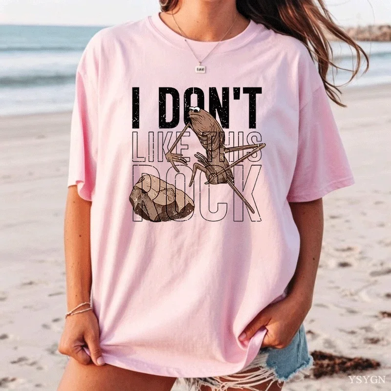 Marcus The Worm T Shirt Men Women I Don't Like This Rock T-Shirt Casual Cotton Short Sleeve Funny Tees Unisex Streetwear Tops