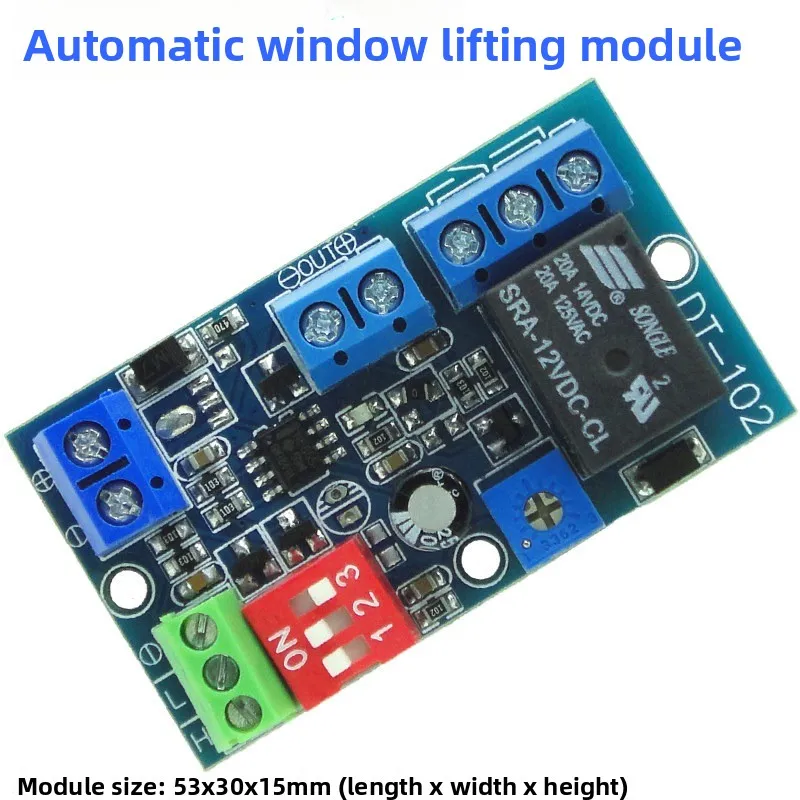 Automatic window lifting module for truck modification, automatic window closing, power failure, headlight stall delay