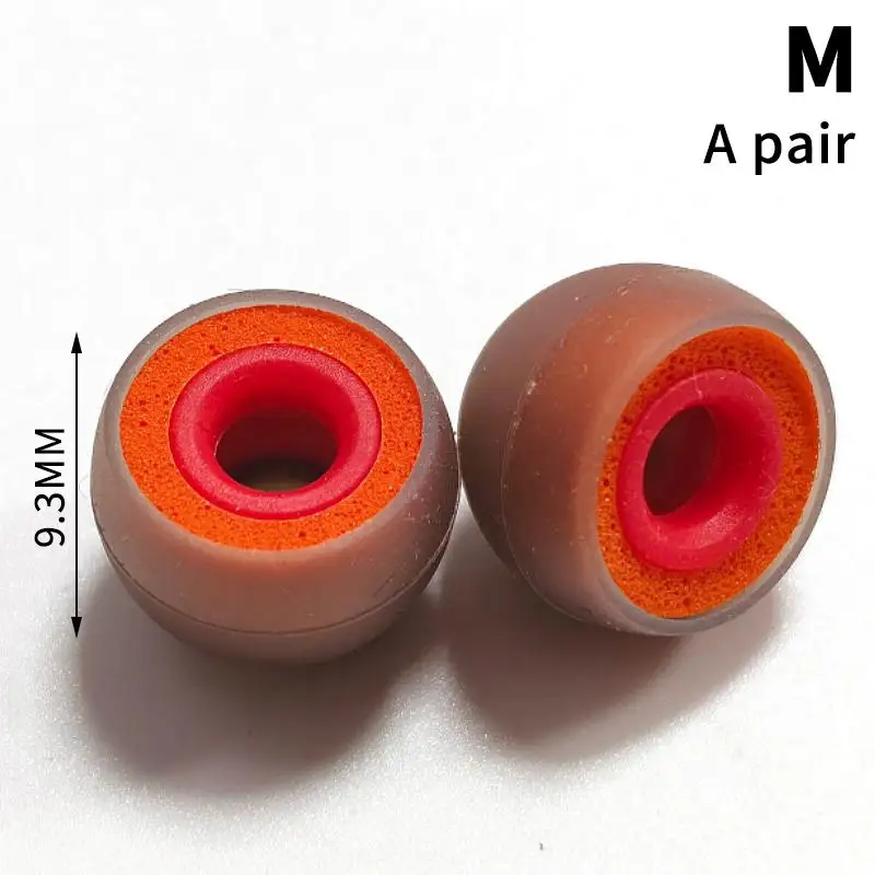 Enhanced Comfort Memory Foam Earbud Tips Fit Most Wired Wireless In-Ear Headphones 1 Pair for Sports Work Travel