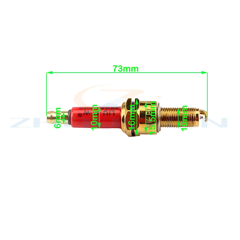 Bujías de cerámica para motocicleta, pieza modificada, accesorios para CR8E, CR8EB, CR8EK, CR8EVX, CR8EIX, CR9E, B8RTC, novedad