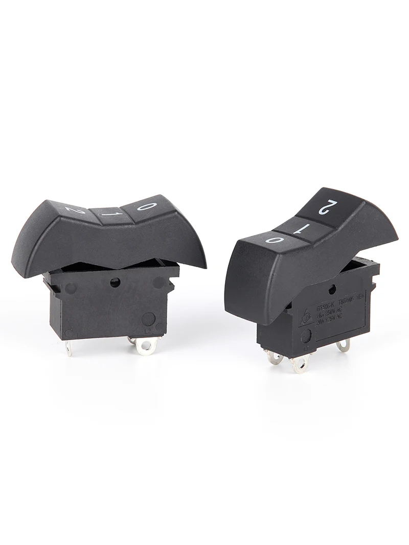 3pins Power Switch on off Rocker Switch 2 speed hairdryer electric drill buttton switch
