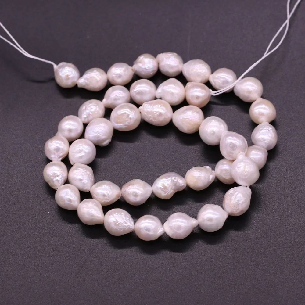 

Natural Freshwater Pearl Beads 9-10mm AAAA Nucleated for Wedding DIY Necklace Bracelet Jewelry Making Cultured Keshi Wholesale