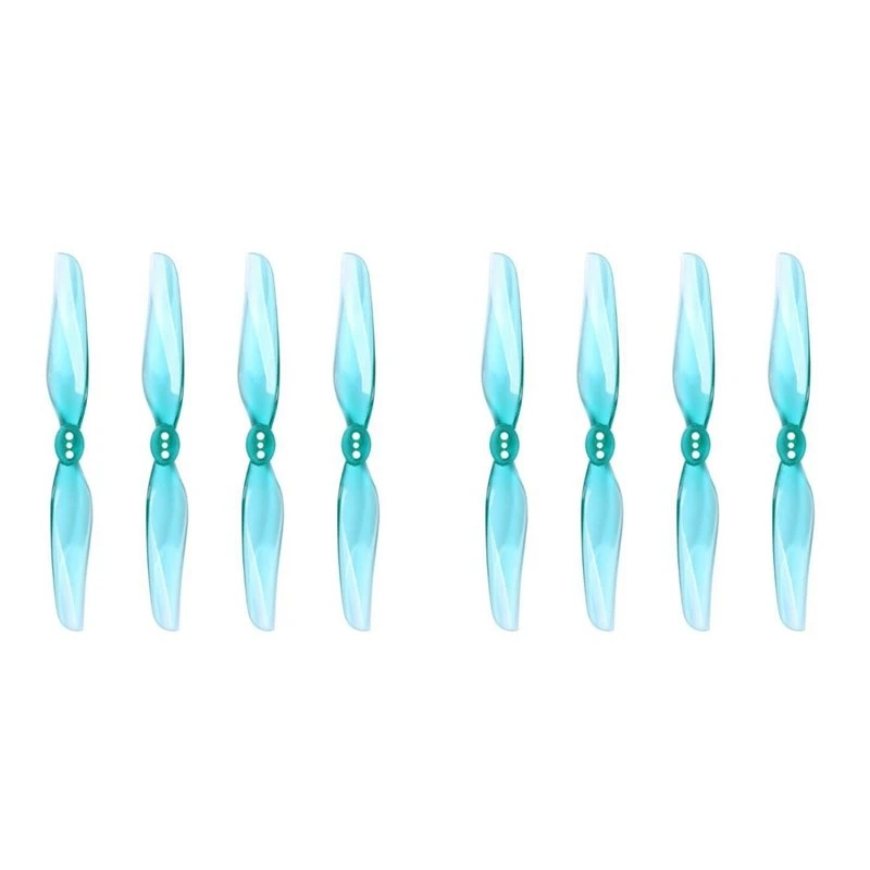 2026 Easy Use 4X For Nazgul 4030 Prop 4Inch 2-Bladed Propeller Blade Paddle Airscrew Windstick 1.5Mm Blue