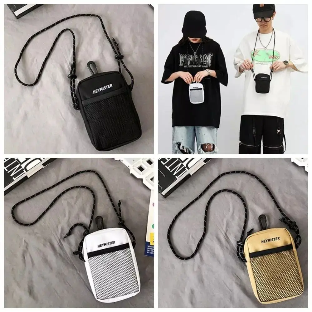 حقيبة كتف الموضة للرجال أكسفورد القماش فتاة المرأة حقيبة محفظة صغيرة محفظة الهاتف الخليوي الصغيرة في الهواء الطلق الخصر حزمة مع حلقة تسلق #5