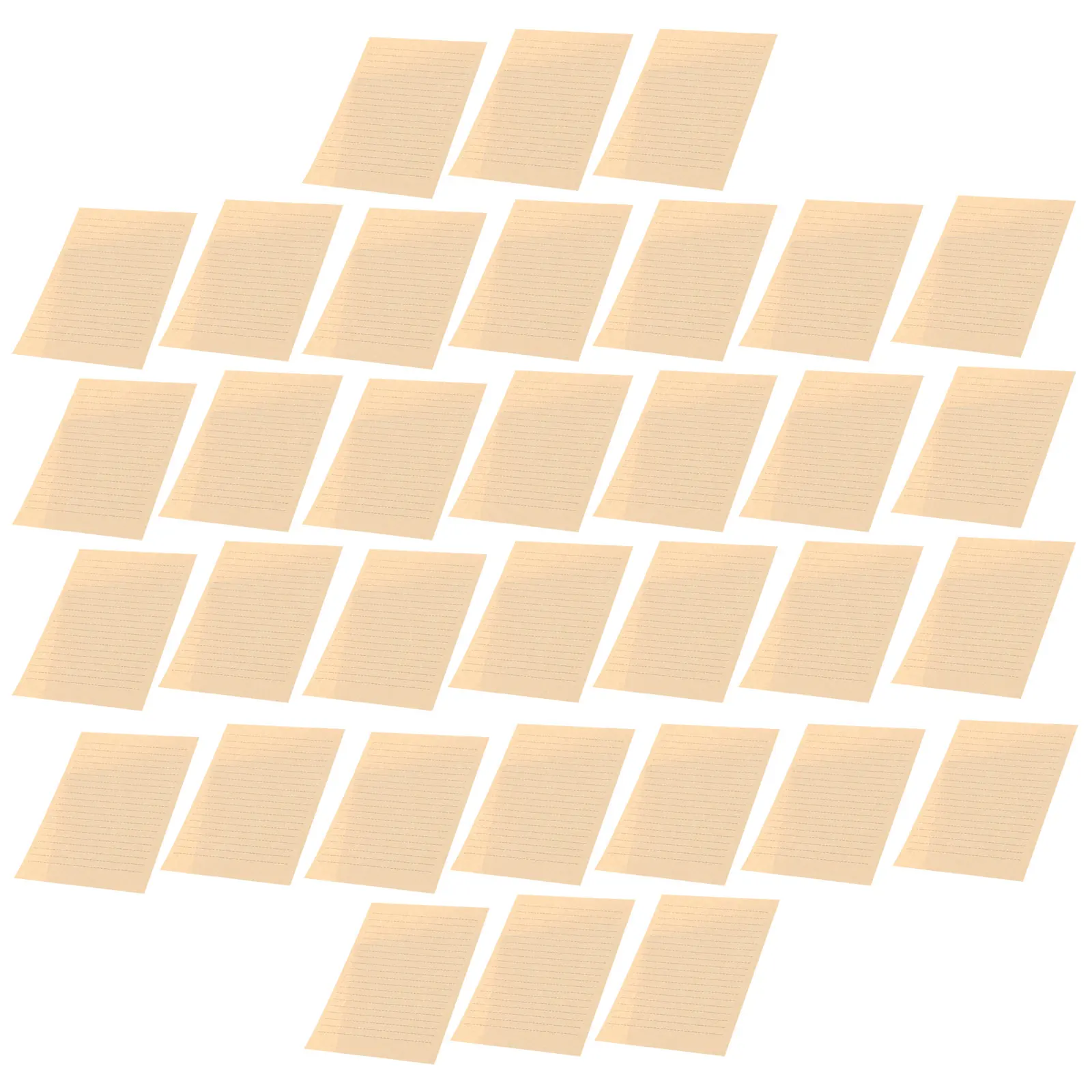 

Kraft Paper Letter Sets 100 Sheets A4 Vintage Lined Stationery Retro Writing Paper A5 for Notes Journals Correspondence Gifts