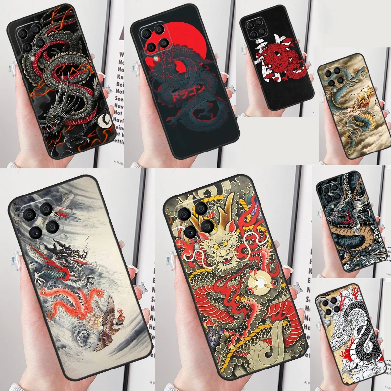 Chinese Dragon For Samsung Galaxy M13 M23 M33 M53 M15 M35 M55 M14 M34 M54 M31 M51 M20 M32 M52 M06 M16 Case