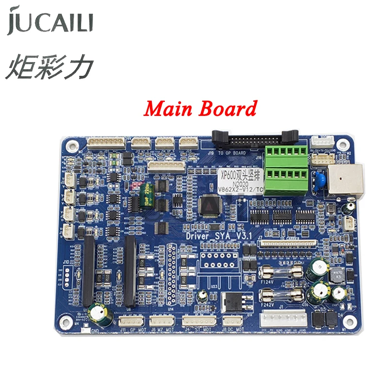 JCL Senyang-tablero de carro versión 12 botones, Kit de placa madre principal para Epson XP600, cabezal doble para impresora Eco solvente