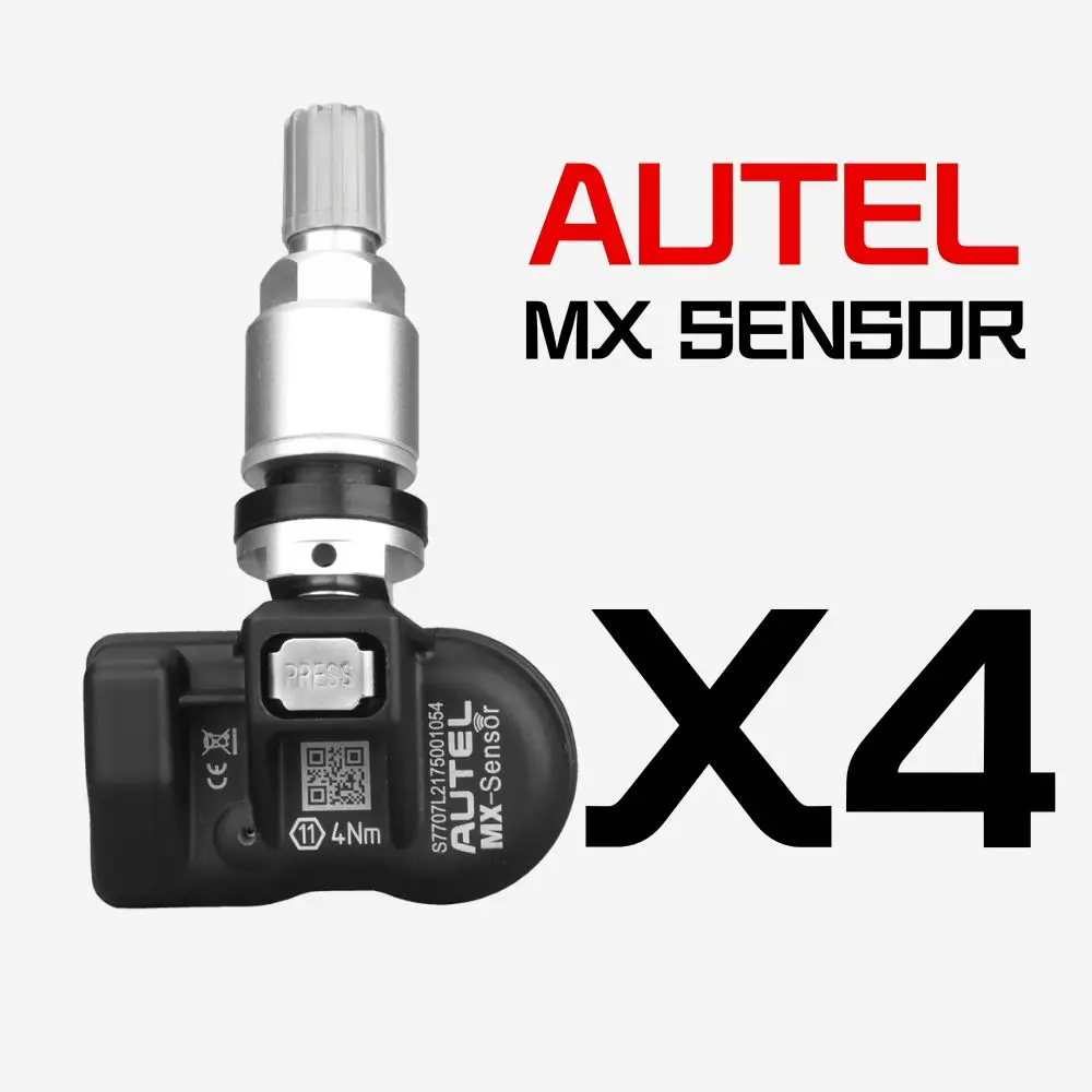 System monitorowania czujników TPMS Autel MX 315Mhz 433MHz, metalowe czujniki ciśnienia w oponach do narzędzi naprawczych TS508WF ITS600 ITS900
