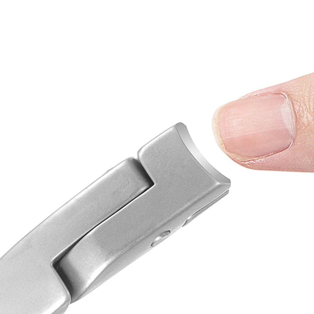 Stainless Steel Large Jaw Toenail Clippers, Heavy Duty Sharp Trimmer for Thick Ingrown Nails Elderly & Men Pedicure Use
