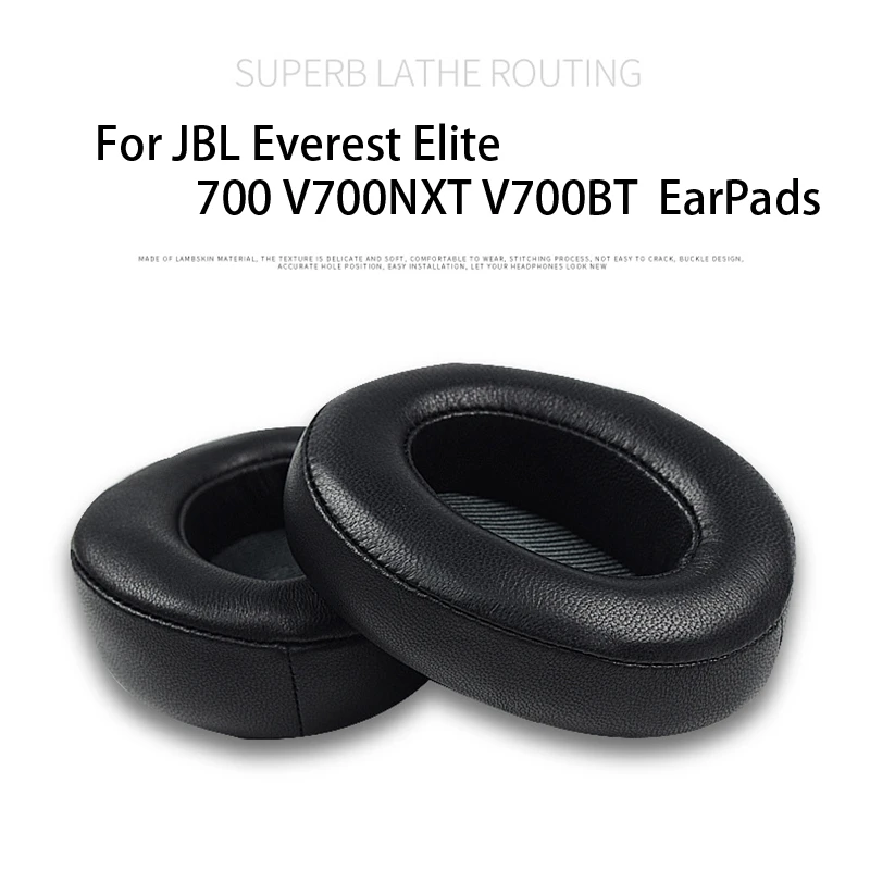 1 pair Replacement Ear Pads Cushion Cover For JBL Everest Elite 700 V700NXT V700BT Headphones Leather foam EarPads Accessories