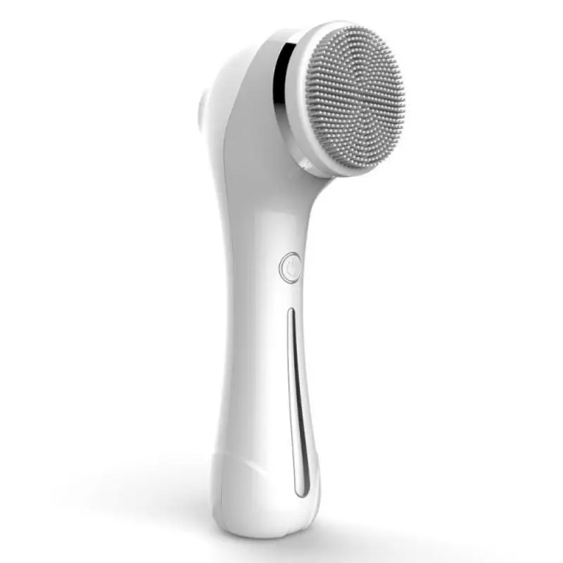 Face Scrubber Sonic Facial Cleansing Brush with 5 Interchangeable Brush Head IPX7 Waterproof Wireless Rechargeable for Massaging