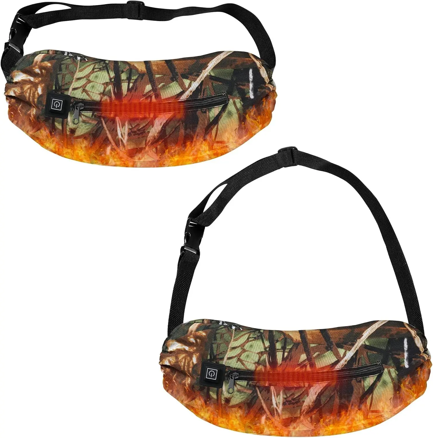 

Camo Heated Hand Muff USB Rechargeable Hand Warmer 3 Heat Modes for Hunting, Golf, Camping