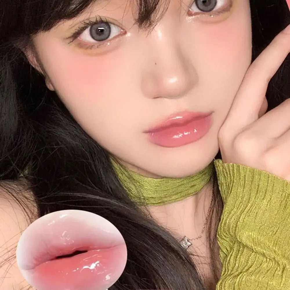 Anti-Cracking Moisturizing Lip Balm Long Lasting Hydrating Cherry Blossom Honey ลิปสติก Greasy Non-Stick CUP Lip Care Mask