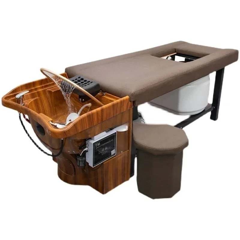 Yjq Head Therapy Shampoo Chair Hair Saloon Dedicated Lying Completely Massage Foot Bath Cosmetology Shop