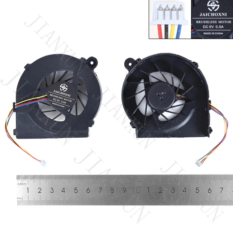 Ventilador de refrigeración para portátil S+S+Laptop para HP CQ42 G42 450 1000 CQ62 G6-1000