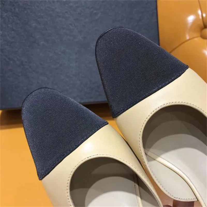 Mixed Colors Ladies Shoes Designer Sandals for Women Churry High Heels Back Strap Chaussure Pointed Toes Zapatos Mujer Sandalias