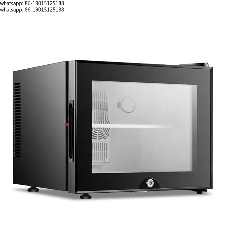 Suitable for 20BF small glass door refrigerator, beverage cabinet, 110V air-cooled fresh-keeping cabinet, hotel refrigerator