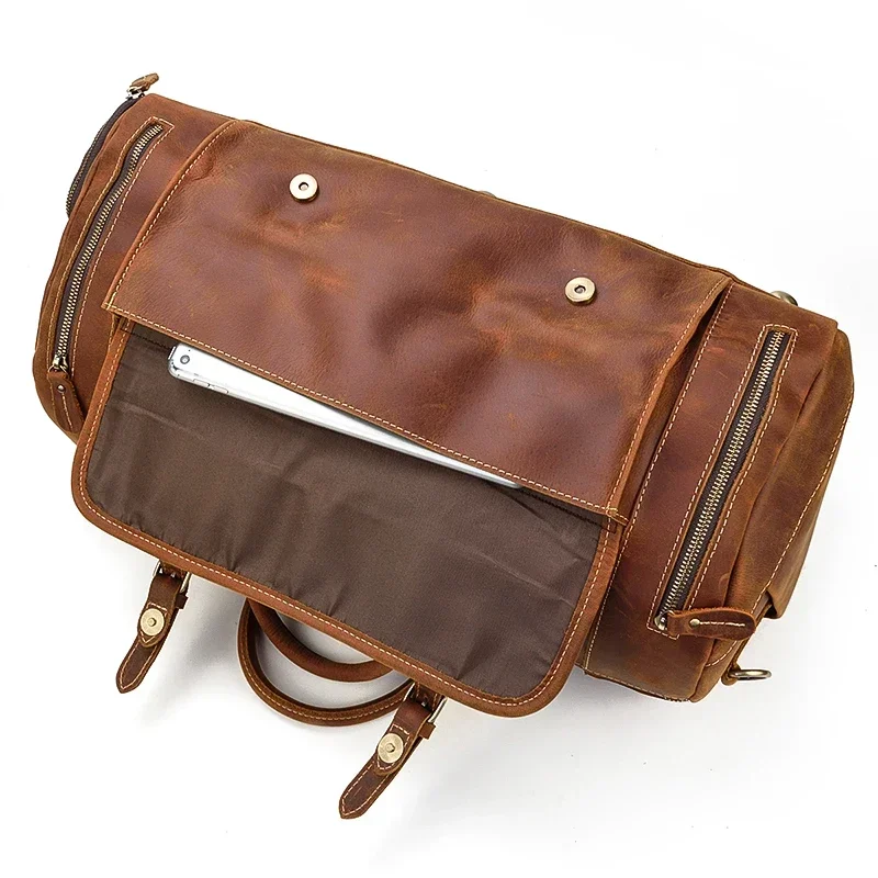 Sport Gym Travel Waterproof Large Canvas Weekender Duffle Bag Travel Bag With Shoe Compartment