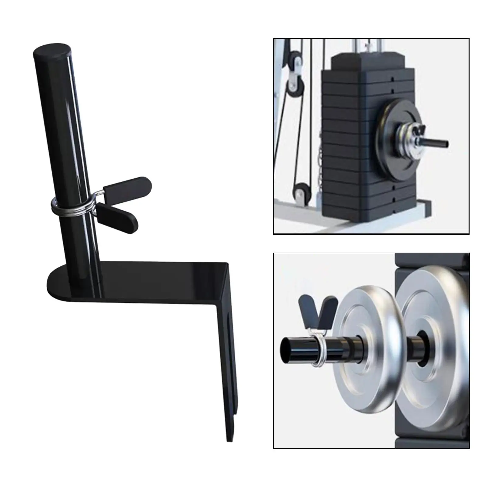 

Gym Weight Stack Extender Gym Machine Barbell Parts Steel Weight Loading Pin