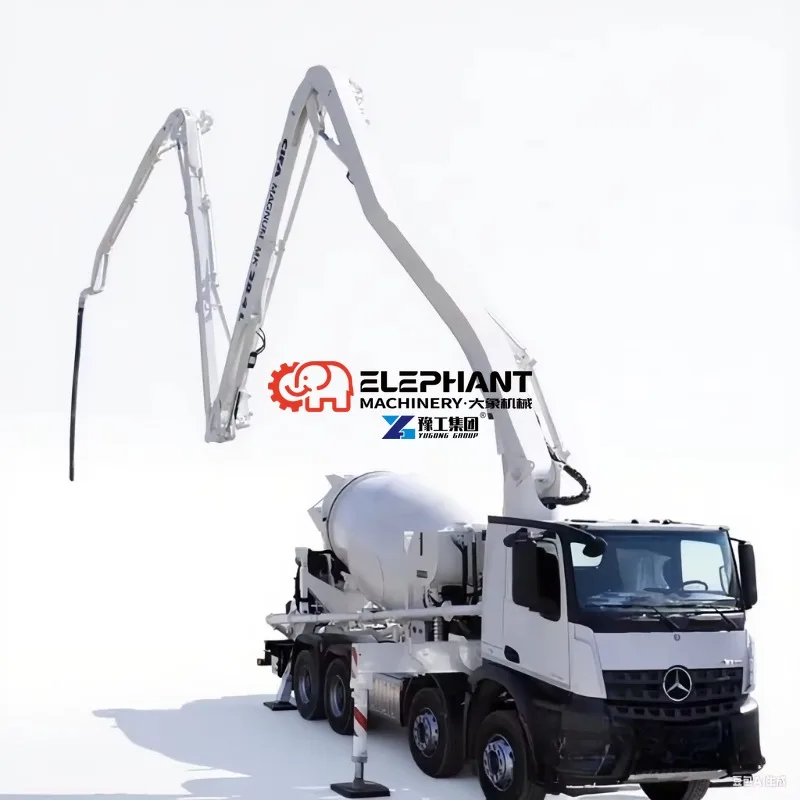 30m New Brand Customized Truck Mixer Concrete Pump with Mixing Function Construction Equipment for Building Concrete Pouring