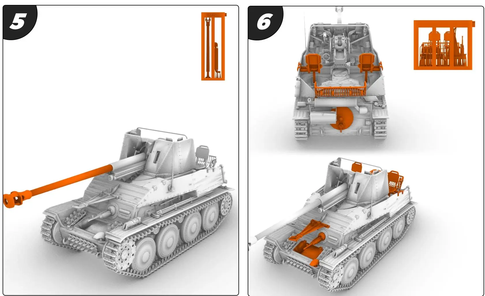

Немецкий 38T MarderIII Sd.Kfz.139 [762MM] Разрушитель SSMODEL SS725 1/56 1/72 1/100 15 мм WarGaming 28 мм комплект военной модели