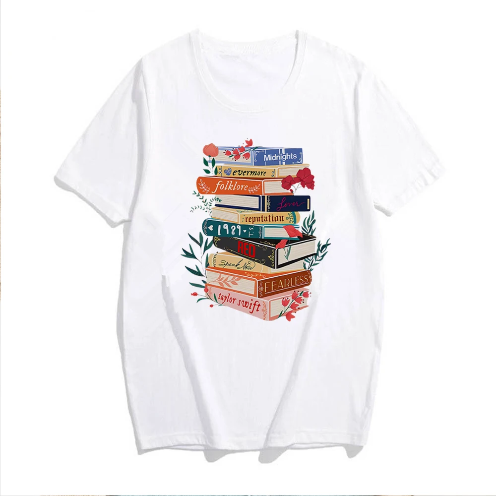 Albums As Books tshirt Trendy Aesthetic For Book Lovers Gift for music Lovers Concert Shirt Taylor Tshirt Gift Music Eras Tee