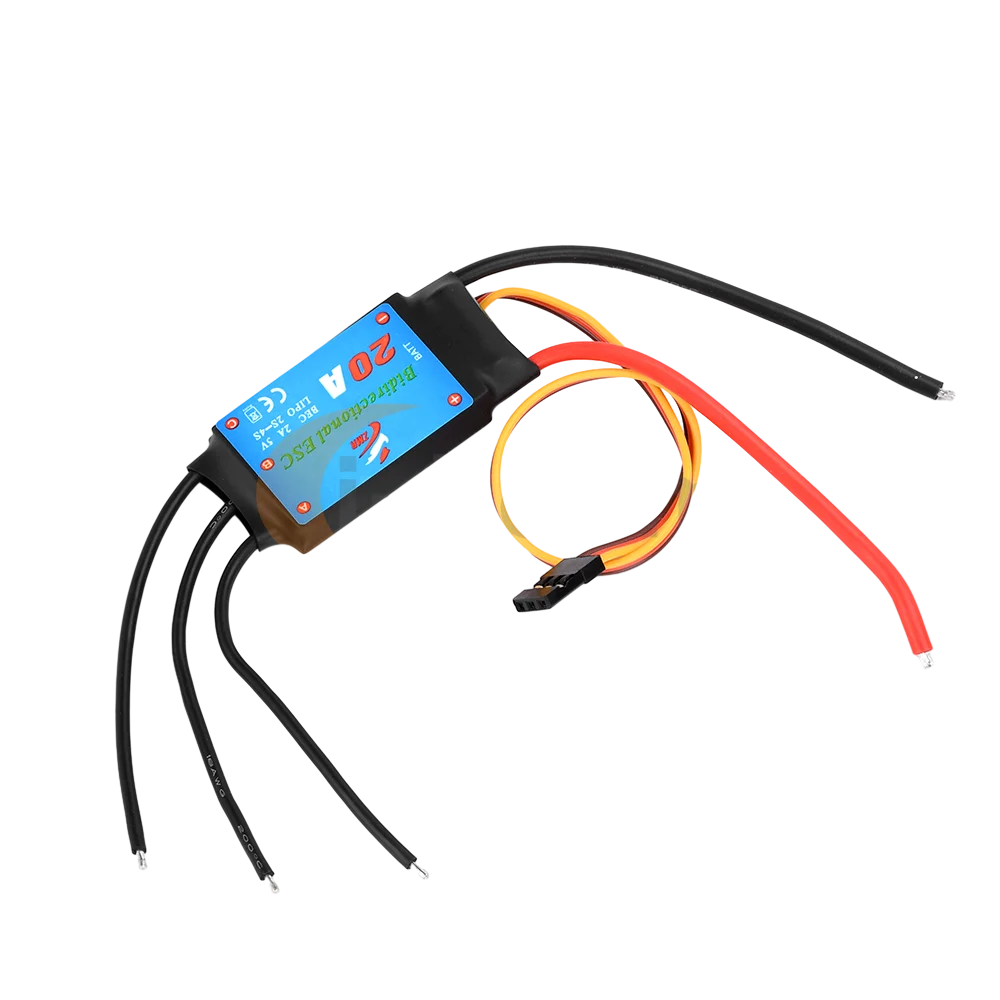 DC5V Bidirectional Brushless Motor ESC Brushless Motor Speed Controller BLDC Drive Controller 20A/30A/40A/50A Motor Control