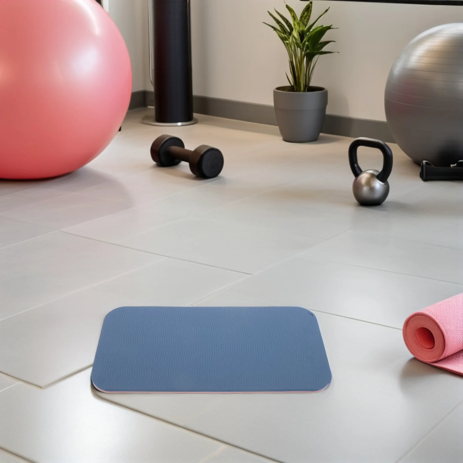 2 قطعة 0.8 سنتيمتر سميكة اليوغا حصيرة نونسليب الطابق وسادة للرجال النساء ممارسة تجريب الركبة الكوع حماية المعصم اللياقة البدنية ممارسة الوسادة #4