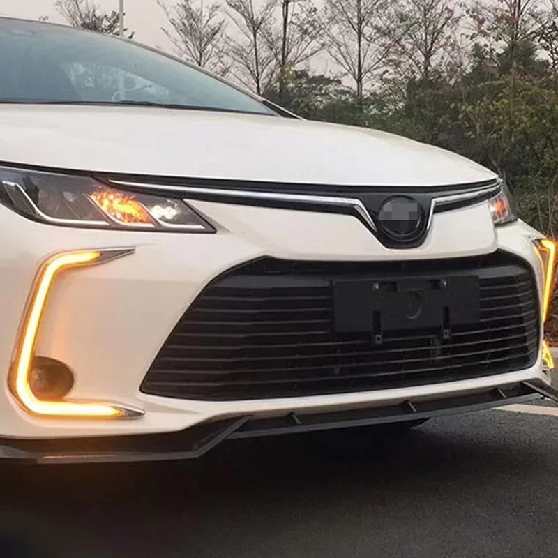 

TYPY 1 Pair For Toyota Corolla 2019 2020 2021 2022 Turn Yellow Signal Waterproof Car LED DRL Lamp LED Daytime Running Light